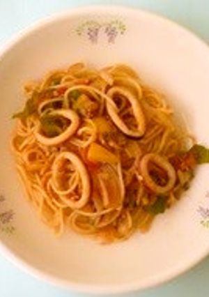 まっかなトマトのかすかべパスタ-レシピのメイン写真