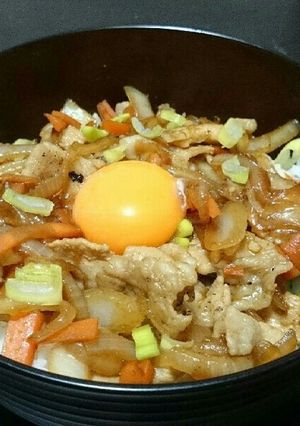簡単適当豚バラ丼-レシピのメイン写真