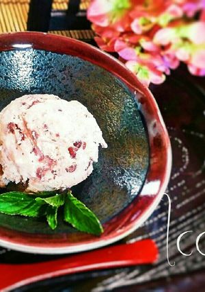 ヒンヤリ♡あずきとクリームチーズのアイス-レシピのメイン写真