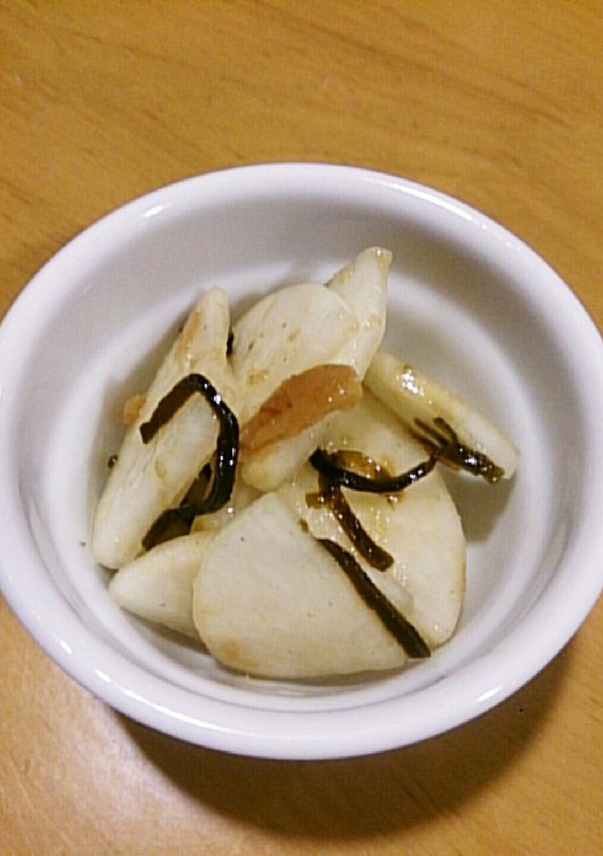 大根と梅干と塩昆布の簡単即席漬-レシピのメイン写真