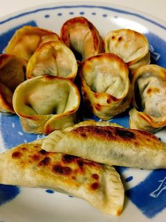 残った餃子の皮で★キムチ納豆餃子-レシピのメイン写真