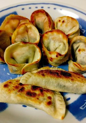 残った餃子の皮で★キムチ納豆餃子-レシピのメイン写真