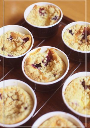 可愛い♡ベリーベリーカップチーズケーキ-レシピのメイン写真