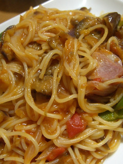 夏野菜とベーコンのトマトソースパスタ!-レシピのメイン写真