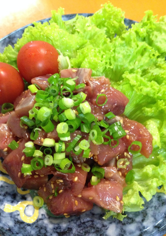 刺身用カツオの和風タルタル-レシピのメイン写真