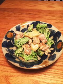 鶏肉とブロッコリーのマヨ炒め♡-レシピのメイン写真
