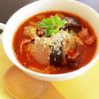 茄子と新玉葱のトマトスープ*チーズon♬