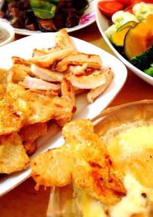 鶏皮でディップ！簡単チーズフォンデュ-レシピのメイン写真