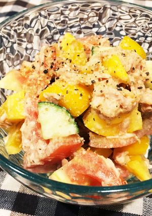 彩り野菜のコロコロサラダ☆-レシピのメイン写真