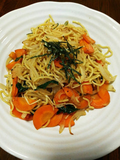 ソースに飽きたら味ぽんで簡単和風焼きそば-レシピのメイン写真