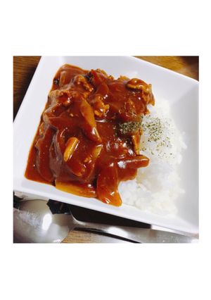 ポークハヤシライス-レシピのメイン写真