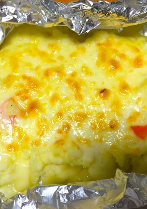 【コンビニお惣菜で】ホットポテトサラダ-レシピのメイン写真