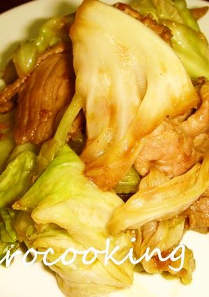 春キャベツ☆豚肉の甘みそ炒め-レシピのメイン写真