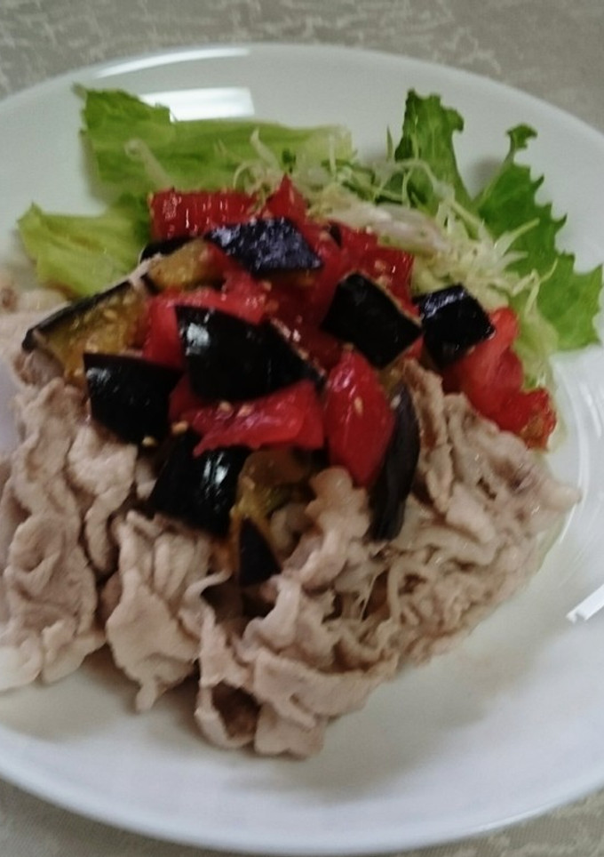 夏の定番　豚しゃぶトマトなす-レシピのメイン写真