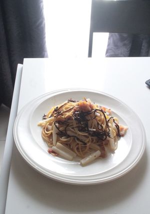 長芋パスタ-レシピのメイン写真