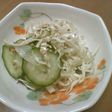 きゅうりとキャベツのごま和え