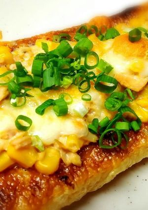 簡単おつまみ♪油あげツナコーンチーズ焼き-レシピのメイン写真