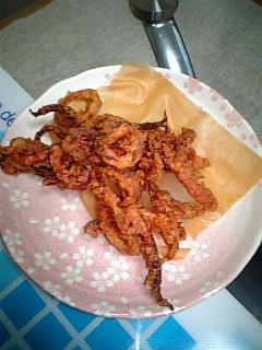 にんにく風味のイカら揚げ♪-レシピのメイン写真