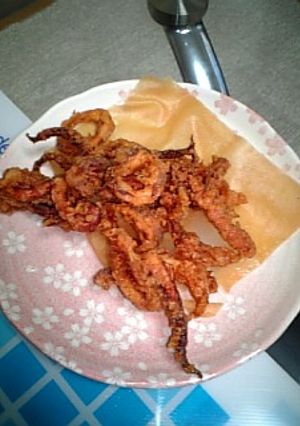 にんにく風味のイカら揚げ♪-レシピのメイン写真