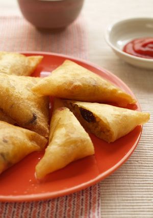 サモサ風ドライカレー春巻き-レシピのメイン写真