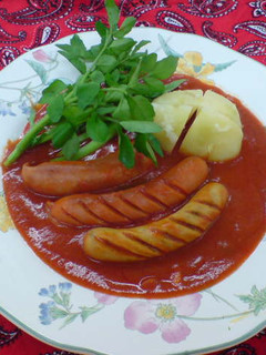 ソーセージのチリトマトソース煮-レシピのメイン写真