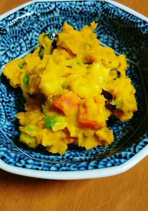 かぼちゃのバター風味サラダ-レシピのメイン写真