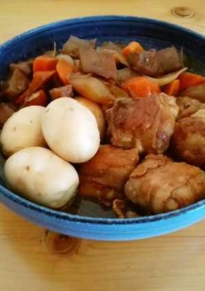 根菜と豚バラスライスの角煮-レシピのメイン写真
