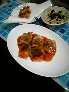 超簡単!肉巻き山芋テリヤキ♪-レシピのメイン写真