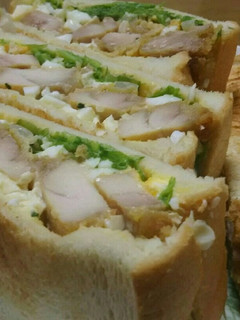 余った唐揚げでチキン南蛮ホットサンド!-レシピのメイン写真