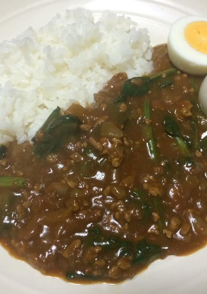 簡単★ほうれん草のキーマカレー-レシピのメイン写真