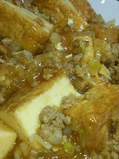 厚揚げとひき肉の中華あんかけ☆-レシピのメイン写真