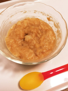 離乳食モグモグ期☆きなこパン粥-レシピのメイン写真