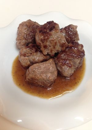 簡単すぎるサイコロステーキ-レシピのメイン写真
