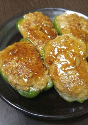 ピーマンの肉詰め-レシピのメイン写真