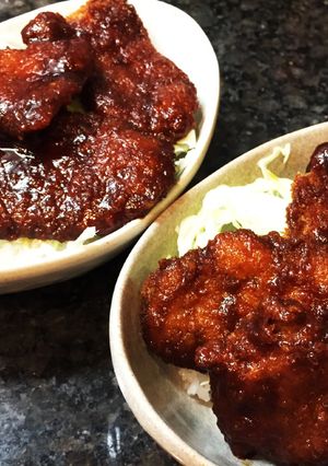 群馬県桐生名物ソースかつ丼☆簡単！-レシピのメイン写真