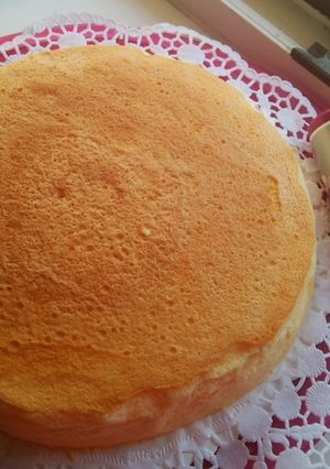 ちょっと大きめ　スフレチーズケーキ-レシピのメイン写真