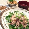 ミツバと鶏肉のさっぱりぶっかけポン酢