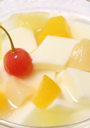 【杏仁豆腐風＊牛乳寒天ゼリー】@メモ用-レシピのメイン写真