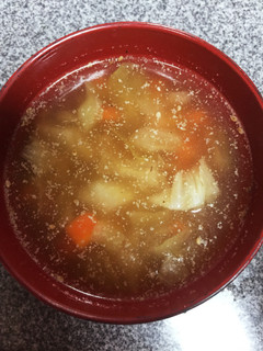 ズボラさんの野菜たっぷり中華風スープ-レシピのメイン写真