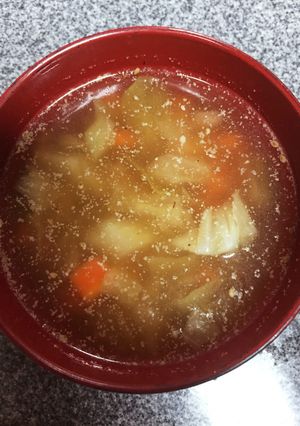 ズボラさんの野菜たっぷり中華風スープ-レシピのメイン写真