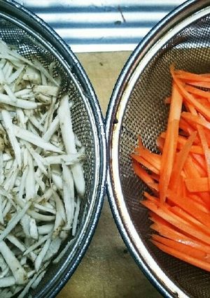 包丁ワザ☆細長い野菜の簡単千切り法-レシピのメイン写真