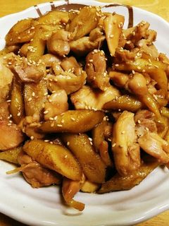 ☺鶏モモ肉とごぼうの甘辛煮☺-レシピのメイン写真