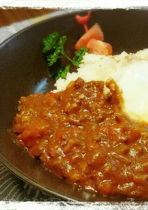 ひと手間で☆カフェ風トマトキーマ(^^)-レシピのメイン写真