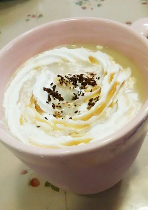 おうちカフェ♪クリーム黒蜜カフェオレ-レシピのメイン写真