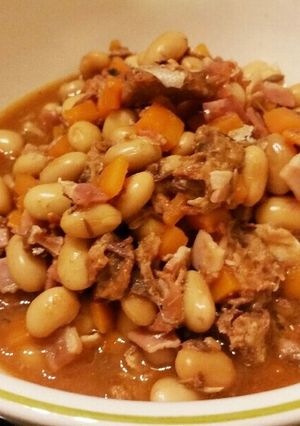 サバの味噌缶と大豆の煮物-レシピのメイン写真