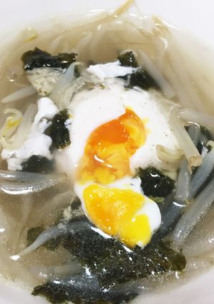もやしたっぷり！巣ごもりスープ-レシピのメイン写真