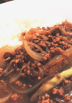 最速！速く出来る挽肉ナスカレー☆-レシピのメイン写真