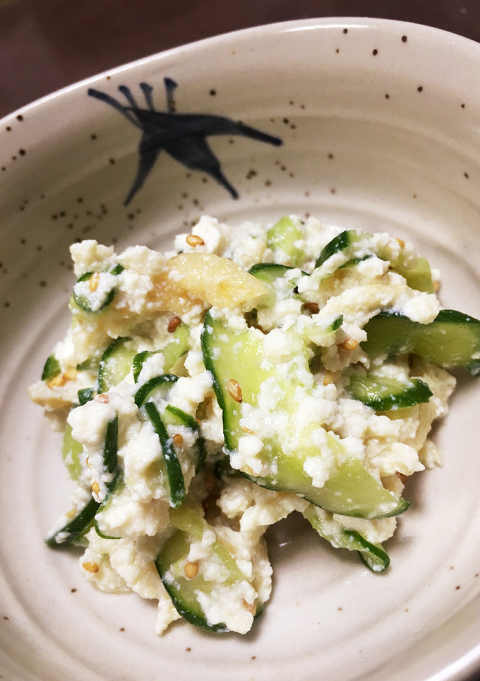 豆腐ときゅうりの酢の物-レシピのメイン写真