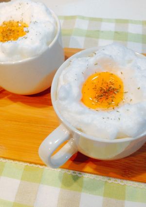 ☆ふわっふわっ卵白のエッグワカメスープ☆-レシピのメイン写真