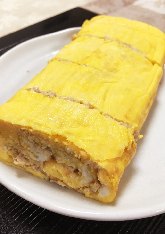 ツナマヨの卵焼き-レシピのメイン写真
